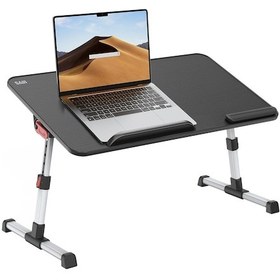 Resim Bix Saiji A8 Large Çok Fonksiyonlu Ayarlı Notebook Soğutuculu Çalışma Masası Siyah 