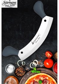 Resim Sürmene Gri Serisi Mutfak Bıçak Seti Et Kıyma Sebze Salata Börek Pizza Bıçağı Hds-119 Gri 