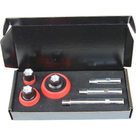 Resim Springsun M14 Fırçalı Taş Zımpara Uzatma Kolu, Otomobil Cila Makinesi Dönüştürme Axi, 123 İnç Diskli Dayanıklı Malzemeyle Çalışma Kolu 