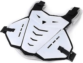 Resim Motosiklet Yeleği sürüş Koruyucu Ekipman şok Geçirmez Nefes Alabilen Meme koruması Siyah Ve Beyaz ücretsiz Beden Kayak Yapan Sürücüler Için 