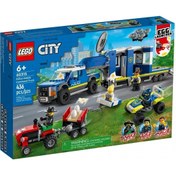 Resim LEGO City, Büyük Takip Polis Mobil Komuta Aracı Seti, 436 Parça 