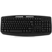 Resim Everest KB-717M Q USB Bağlantılı Multimedya Klavye Siyah 