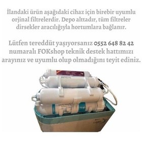 Resim Foks Ihlas Aura Cebilon Inline Su Arıtma Cihazı 3'lü Set 