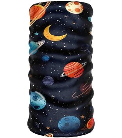 Resim Bebo Store Extreme Outdoor Spor , Motorcu Ve Bisiklet Kullananlara Özel Desenli Buff Boyunluk Bandana Balaklava Gezegen-208 Çok Renkli 