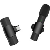 Resim VShop Type-C / Usb-C Arayüz Lavalier Mikrofon Siyah (Yurt Dışından) 