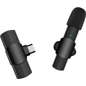 Resim VShop Type-C / Usb-C Arayüz Lavalier Mikrofon Siyah (Yurt Dışından) 