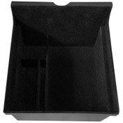 Resim Tesla Model 3 Y İçin Orta Konsol Düzenleyici Tepsisi Değişimi En Son 2021 Gizli Bölme Çekmecesi Saklama Kutusu 