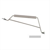 Resim Empoorlium Tek Ateş Çukuru Kolu, Tek Ateş Çukuru Taşımak Için Taşınabilir Dış Mekan Ateş Çukuru Kol Seti, Kamp Ateşi Standı (Yurt Dışından) 