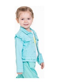 Resim Xo Kids Kız Fırfırlı Gömlek 9-36 Ay Yaş 34709 Mavi 