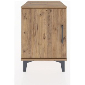 Resim Hyperion Komodin Tek Raflı Tek Kapaklı 44x44x64 Çam-çam Atlas Çam 