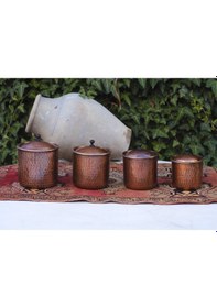 Resim Bakır Baharatlık Çekiç Dövme Oksitli Renk (Tekli) Oksit Bakır 