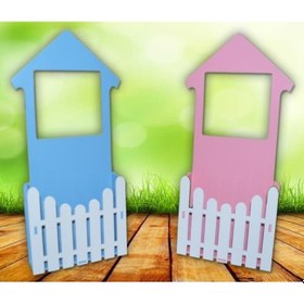 Resim Ahşap Priz Çerçevesi - Cep Telefonu Tutucu Prizlik 