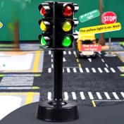 Resim Gerçekçi Trafik Işıkları & Yaya Geçidi ile Yol İşaretleri - Araba Dekoru, Ev Aksesuarları & Parti Malzemeleri için Mükemmel, İki Paket, Tabanlar, Simüle 