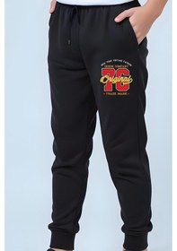 Resim Panios Kids Original 76 Baskılı Erkek Çocuk Jogger Eşofman Altı Siyah 