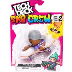 Resim Tech Deck SK8 Crew Figürlü Parmak Kaykayı 8 