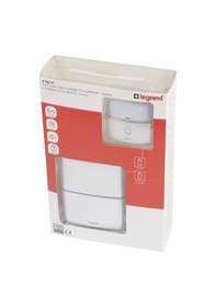 Resim Legrand Serenity Rf Alüminyum Wireless Kapı Zili 30 Melodi 094271 