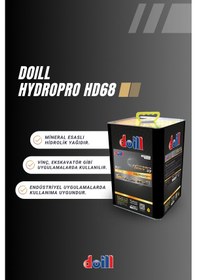 Resim Hydropro Hd 68 Iso Vg 68 16 Litre Hidrolik Sistem Yağı Üretim Yılı: 2025 