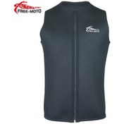 Resim Free-Moto Motorsikletçi Sıfır Yaka Neopren Yelek 