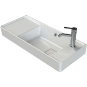 Resim Turkuaz Seramik Cerastyle Sharp Etajer Uyumlu Lavabo 80 x 35 CM 
