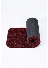 Resim Halıfleks Mega Rip Kaymaz Kauçuk Tabanlı Zemine Tutunan Merdiven Paspası - Bordo Null 