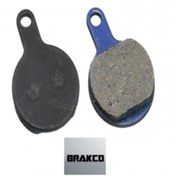 Resim Brakco Bisiklet Disk Fren Kaliper Balatası Organic Bp-46 
