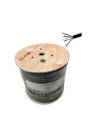 Resim Cabcom Cat6 Utp-lzsh 23awg Dış Ortam Outdoor Kablo 305mt Siyah 305 Metre 