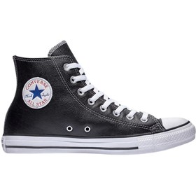 Resim Converse Chuck Taylor All Star Leather Erkek Siyah Günlük Ayakkabı ERKEK LS AYAKKABI 