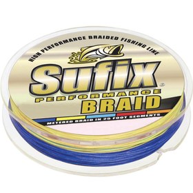 Resim Sufix Performance Braid İp Misina - MULTICOLOR / 0.23MM - 300MT - 16.4KG 