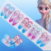 Resim 10/20/30 adet Disney Elsa Prenses Akrilik Sevimli Oval Saç Tokası Seti - Karikatür Frozen Temalı Saç Klipsleri, Mükemmel Doğum Günü & Tatil Hediyesi 