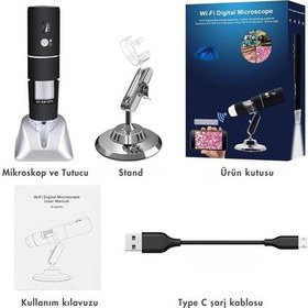Resim Lyk Wifi1000x Kablosuz Akıllı Telefon Mikroskobu 1000x 