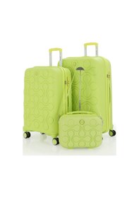 Resim Mçs Polipropilen 3lü Valiz Seti Büyük & Orta & Makyaj V376 S23sy1000051-set 00194 Açık Sarı 