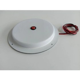 Resim 12W Beyaz Anahtarlı Yuvarlak LED Marine Tekne ve Karavan Lambası 