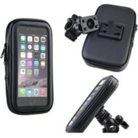 Resim Emin Motor Gidon Telefon Aparatı Su Geçirmez Xxl Gidon Bağlantılı 