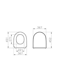 Resim Nest Quantumflush Slim Klozet Kapağı Yavaş Kapanır Diğer 
