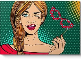 Resim Popart Okey Tablosu 45 x 30 
