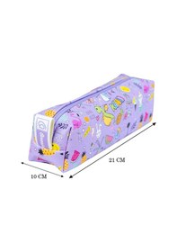 Resim Kalem Kutusu Unicorn-flamingo Kawaii Desen Kare Tasarım Vegan Deri 