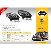 Resim Ayfar 505310 - Far Sağ Krom Çerçeveli Fıat Doblo 15 
