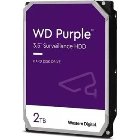 Resim Wd 3.5 Purple 2tb 5400RPM 64MB Sata3 Güvenlik HDD WD23PURZ (7/24) (3 Yıl Resmi Dist. Garantili) 