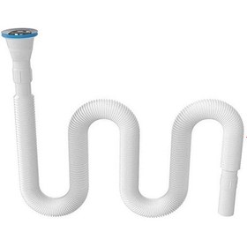 Resim Özbest Körüklü Lavabo Sifonu Uzun 2 Adet Beyaz 