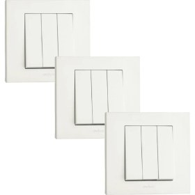 Resim Ovivo Grano Üçlü Anahtar Çerçeveli 3 Adet Sıva Altı 