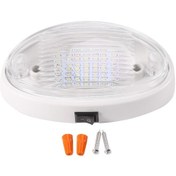 Resim 12v Led Işık Anahtarlı Karavan Motorhome Tekne Tente Beyaz 