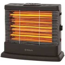 Resim Minisan Ms-2100 Quartz 2100 W Buharlı Midi Isıtıcı -beyaz 