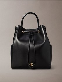 Resim Calvin Klein Kadın Ck Drawstring Sırt Çantası-12531 Siyah/altın 