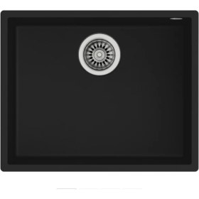 Resim Teka SQUARE 50.40 TG SP BLACK Tezgahaltı Granit Eviye Siyah 50 cm 115230020 