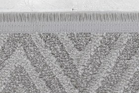 Resim KANYON BUKLELİ MAKİNE HALISI, GRİ, 120X180, 4901E 