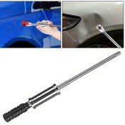 Resim Paslanmaz Çelik Göçük Onarım Kiti - 8 Değiştirilebilir Başlıklı Araba Gövde Boya Çıkarma Aracı, Dayanıklı Kayar Çekiç & Çekici Otomobil ve Daha Fazlası İçin 