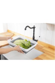 Resim Katlanabilir Dikdörtgen Badya Seti, 2'li, Pratik ve Şık Tasarım 