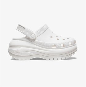 Resim Crocs Classic Mega Crush Kadın Beyaz Terlik 