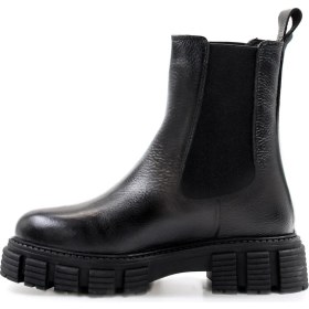 Resim Hakiki Deri Kürklü Kadın Klasik Bot 710KZA6007 