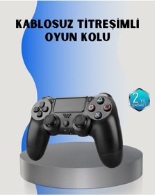 Resim Ceylan Adam Ps4 Uyumlu Kablosuz Oyun Kolu Gerçekçi Titreşimli Geri Bildirim 